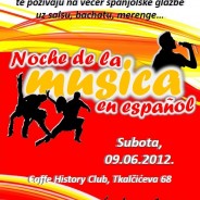 Noche de la musíca en Español u History Caffe